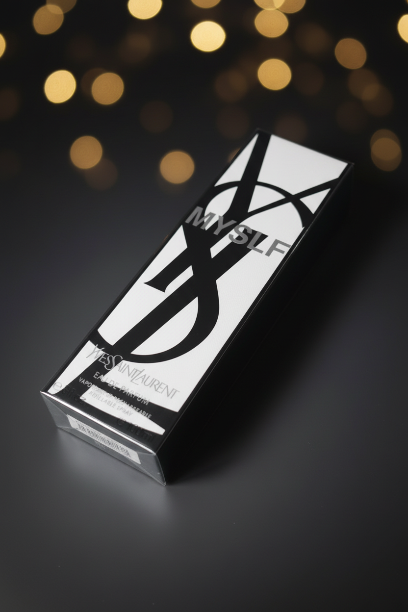 YSL Myself Grey Gold BG